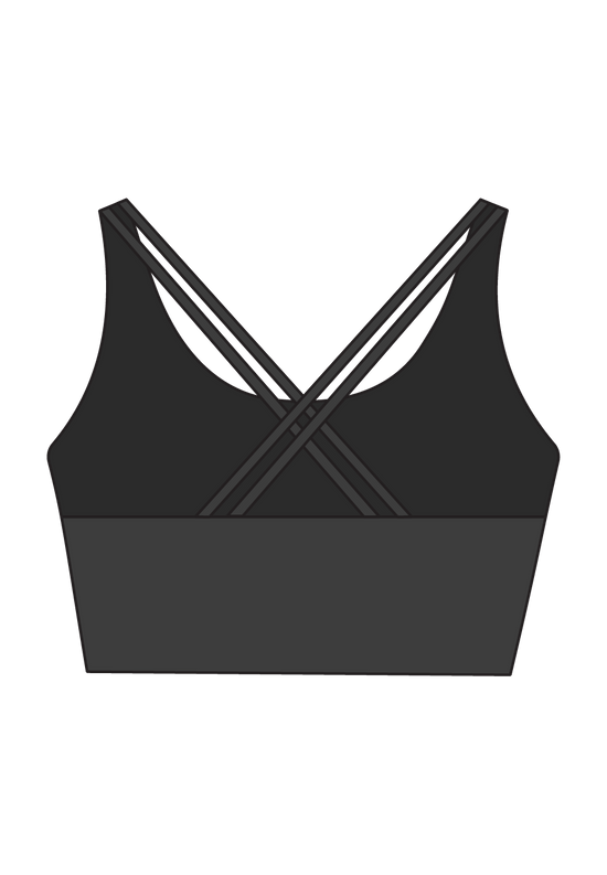 Cross Back Sports Bra