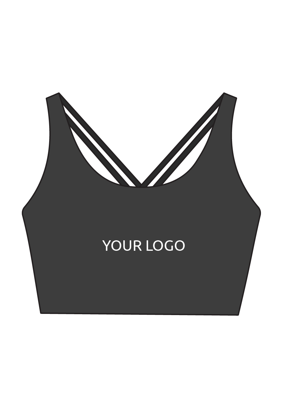 Cross Back Sports Bra